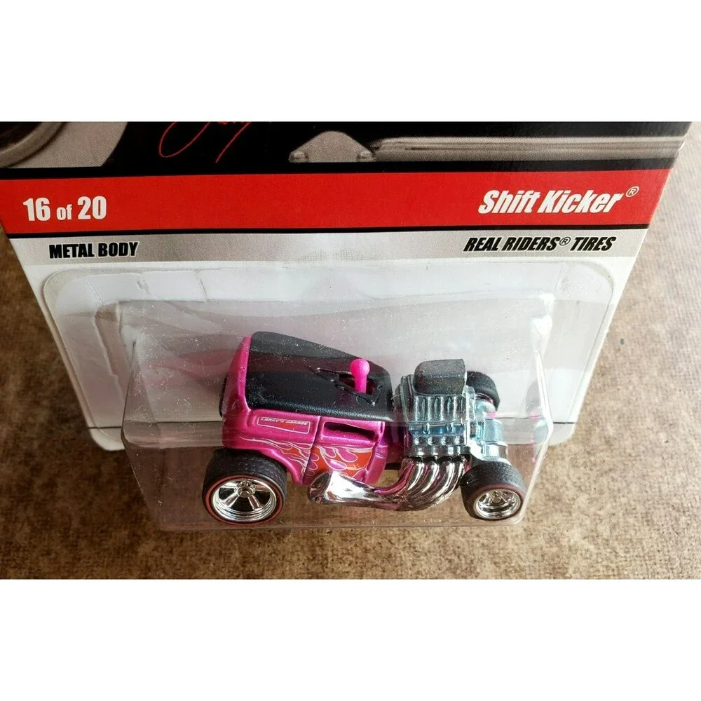 2009 Hot Wheels SHIFT KICKER Metallic Pink LARRY'S GARAGE #16/20 1:64 REDLINE RR